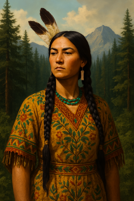 une femme cherokee