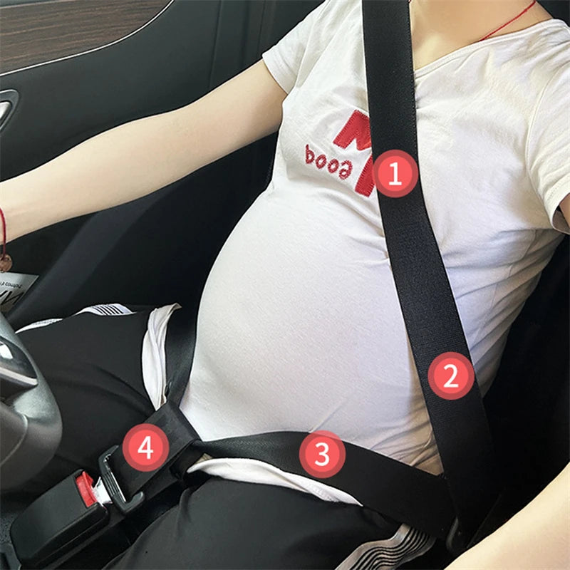 Adaptateur ceinture de sécurité grossesse - Conduis en toute sérénité