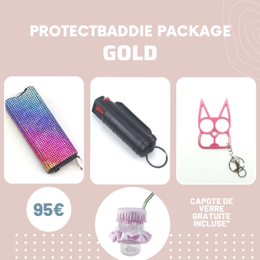 Pack Gold Baddie - Sécurité Maximale avec Style