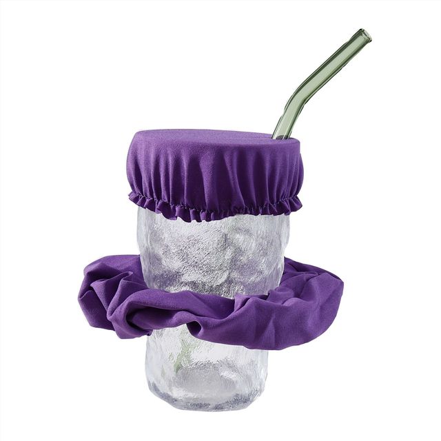 Capote de verre en tissu avec élastique pour cheveux inclus - Style et praticité en un