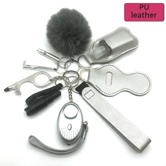 Silver Self-Defense Keychain Pack: Silver Shard