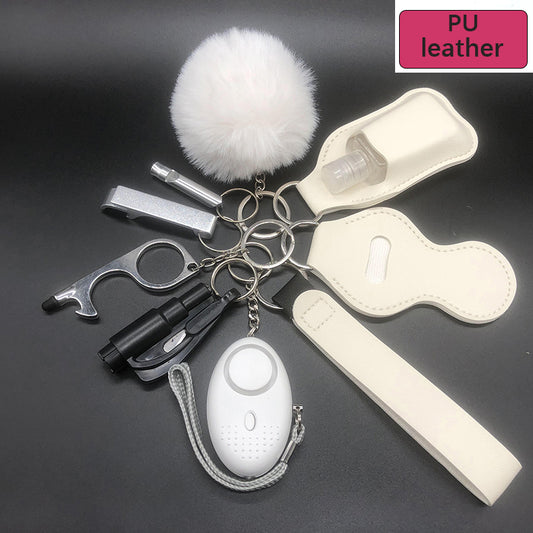 Soft Cream Self-Defense Key Ring Pack: Serenity and Protection Assured