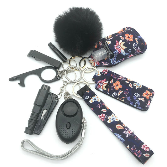 Floral Glow Self-Defense Keychain Pack: A Touch of Delicacy