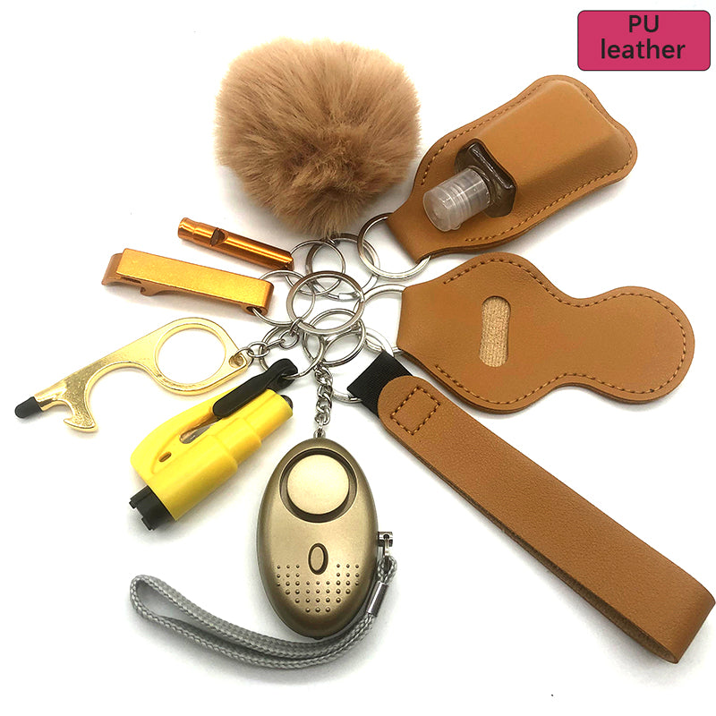 Safety Land Self-Defense Keyring Pack: Elegance and Natural Protection