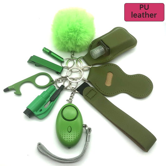 Dark Green Self-Defense Keychain Pack: Force of Nature