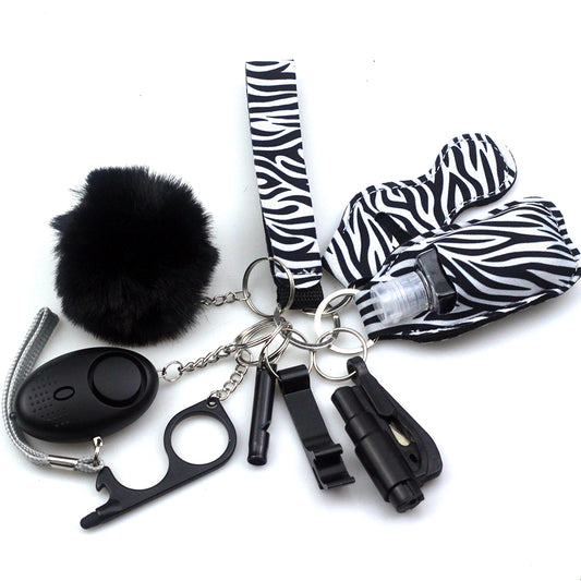 Zebra Self-Defense Keychain Pack: Affirm your Style and your Security