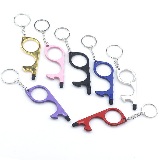 Anti-bacterial protection key ring - The practical solution to avoid direct contact