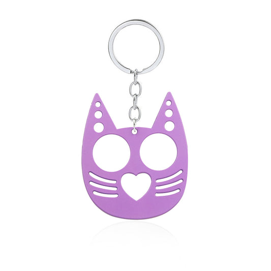 Cat-shaped keychain - Light and discreet defense weapon