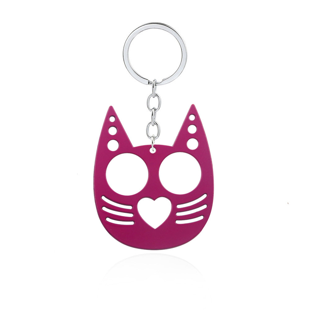 Cat-shaped keychain - Light and discreet defense weapon