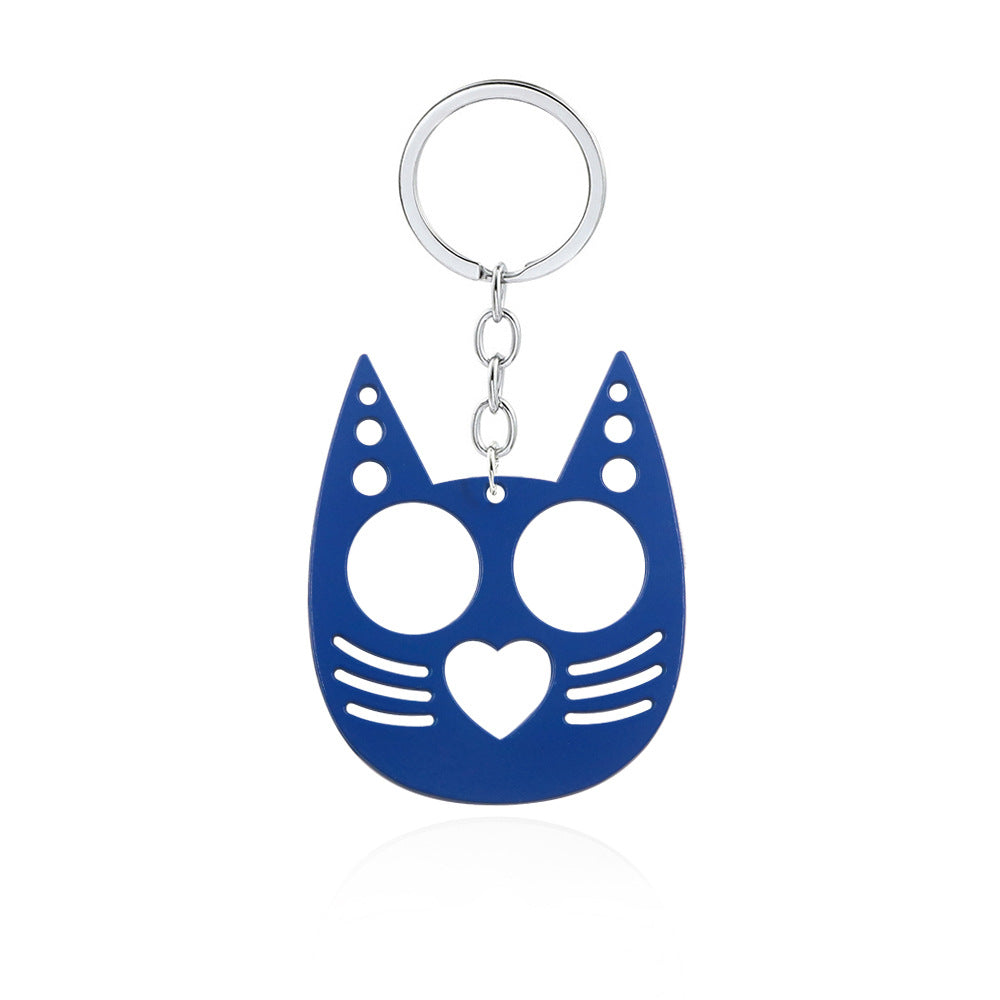 Cat-shaped keychain - Light and discreet defense weapon