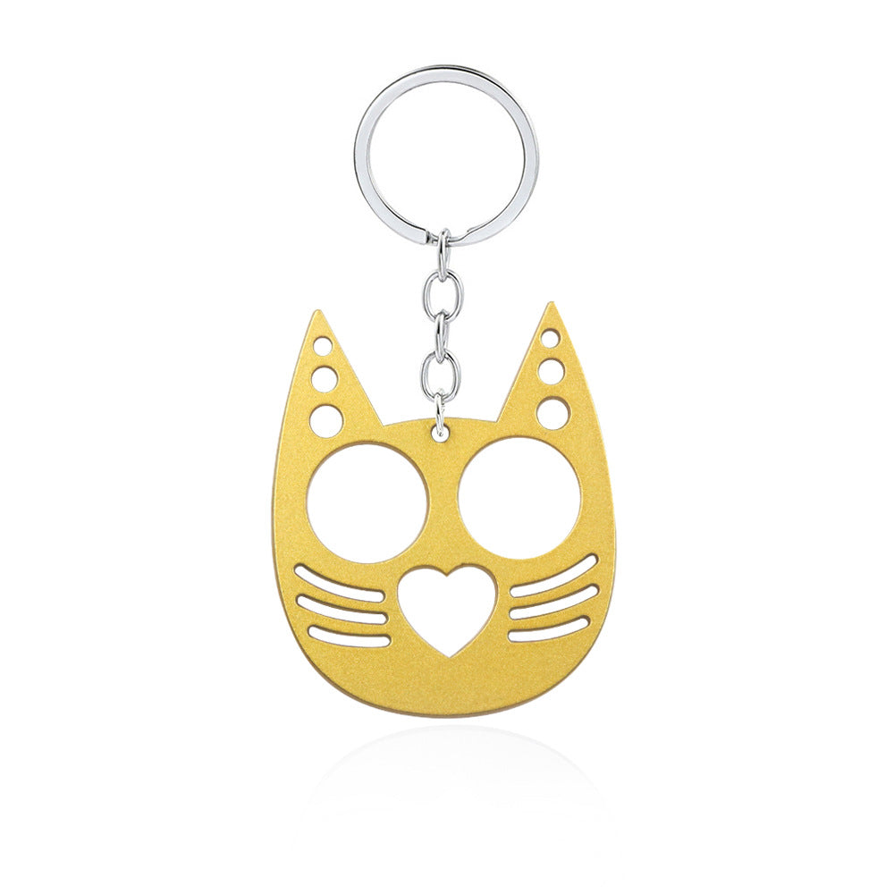 Cat-shaped keychain - Light and discreet defense weapon