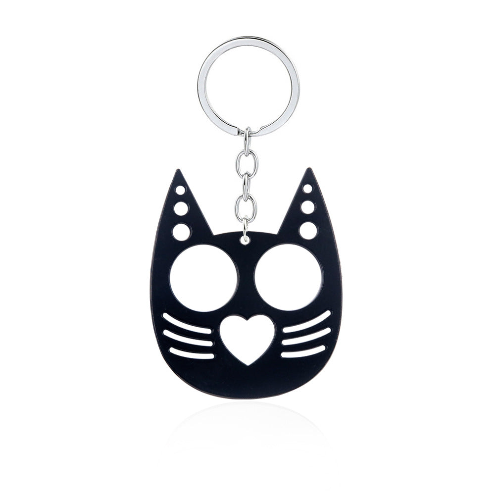 Cat-shaped keychain - Light and discreet defense weapon