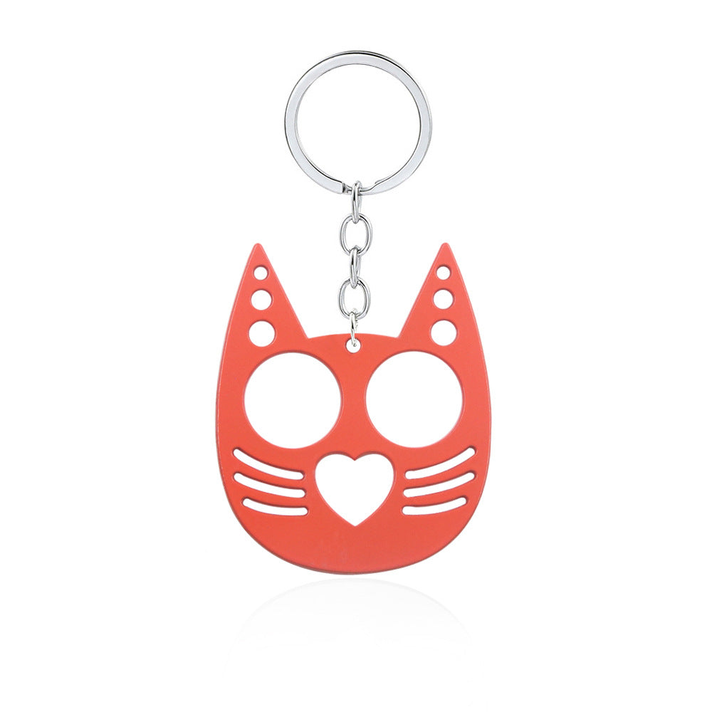 Cat-shaped keychain - Light and discreet defense weapon