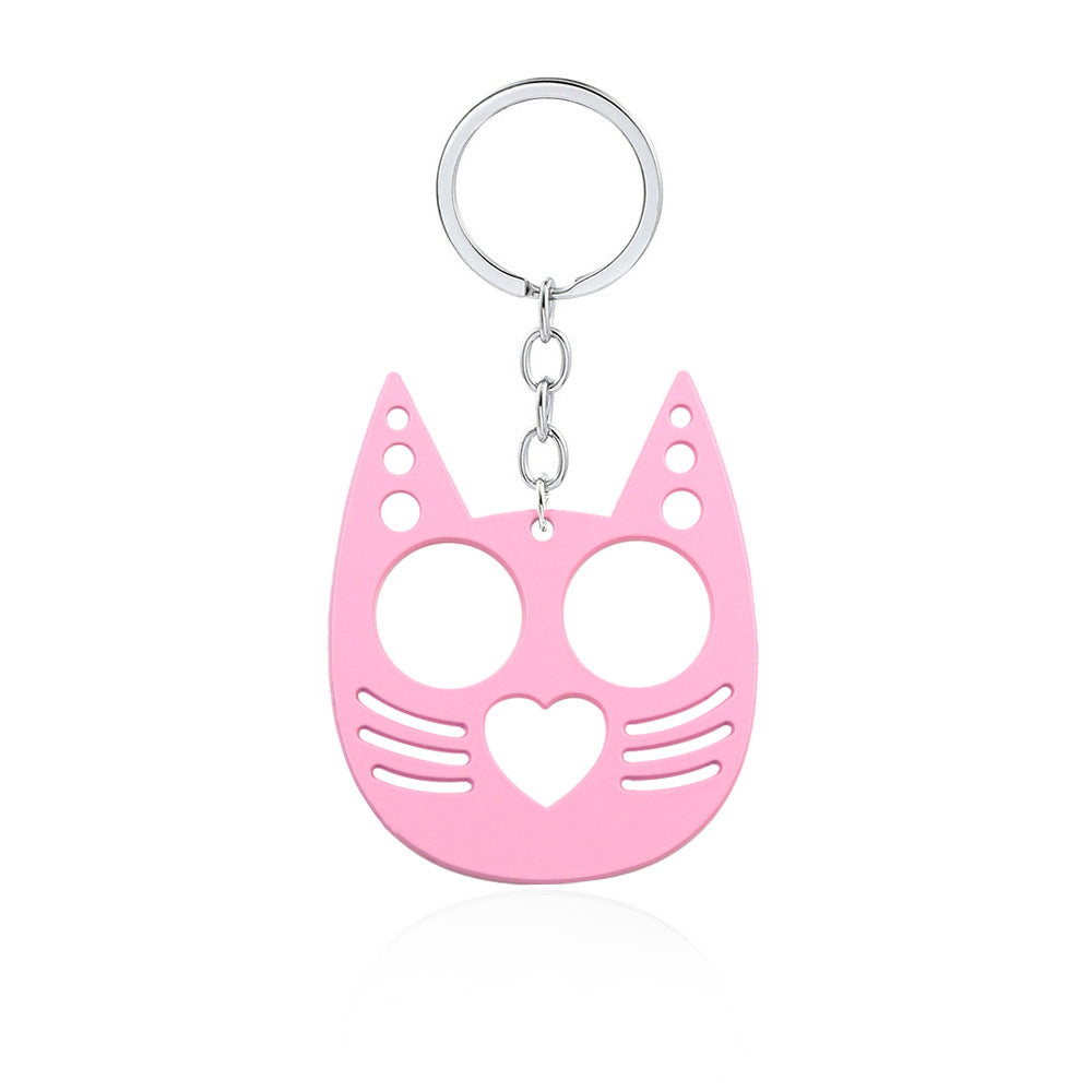 Cat-shaped keychain - Light and discreet defense weapon