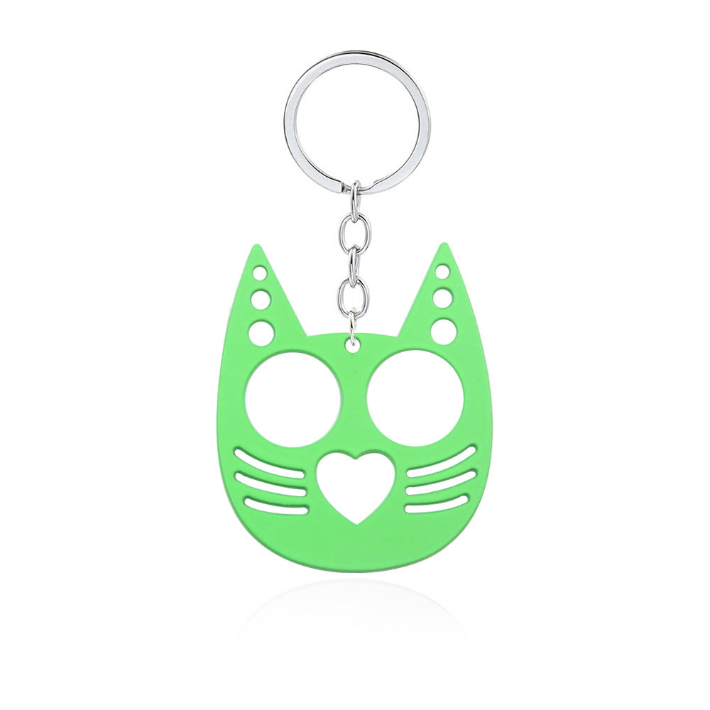 Cat-shaped keychain - Light and discreet defense weapon